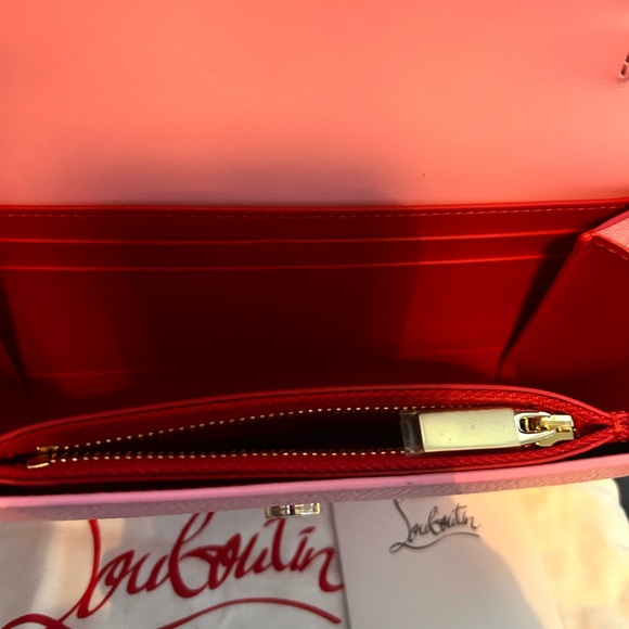 Christian Louboutin Pink Leather Wallet - Picture 2 of 6